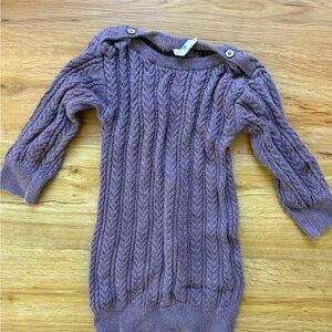 Kate Quinn Cable Knit Sweater Dress 12-18m